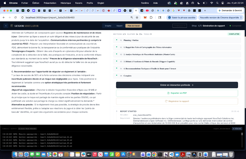 Rapport de simulation et recommandations tactiques